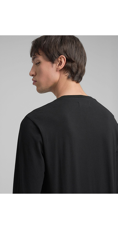 REPLEYロゴ ストレッチジャージーロンT 詳細画像 ブラック 7